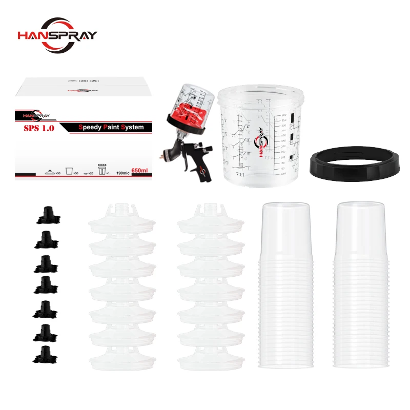 Одноразовые пластиковые стаканчики для Смешивания Краски 650 мл