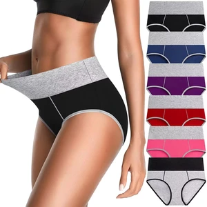 Seamless Plus Size Women's Cotton Underwear Breathable Menstruel Period Underwear Leak Proof Underwear Women