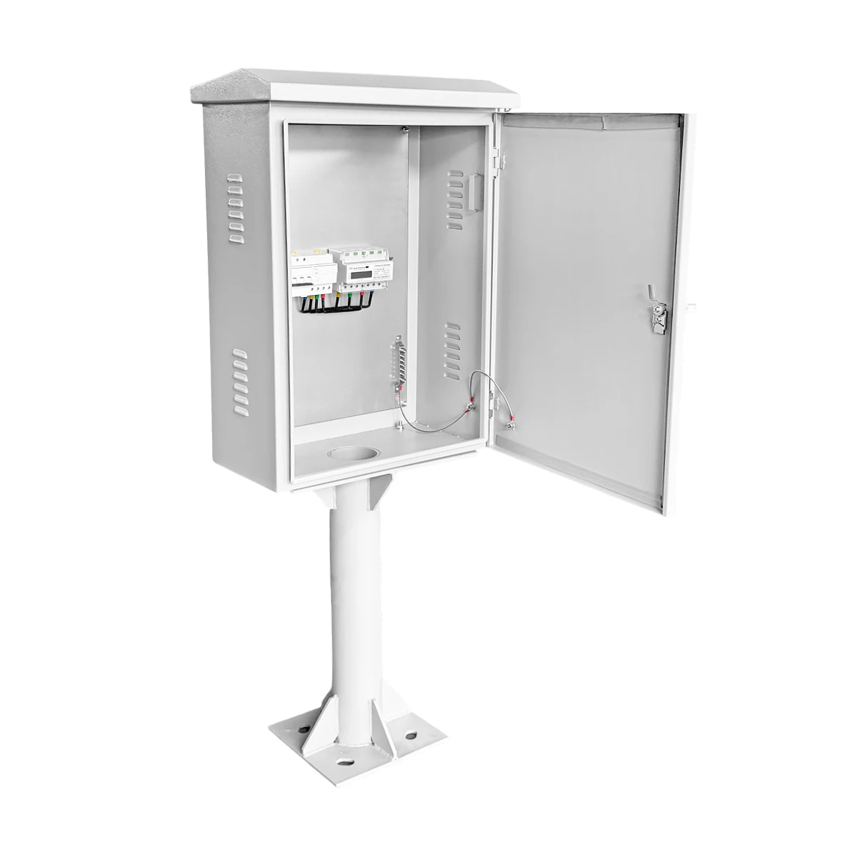 CNE Waterproof Dustproof Outdoor Distribution Box Floor Mounted Distribution Box Upright Power Distribution Cabinet Box factory