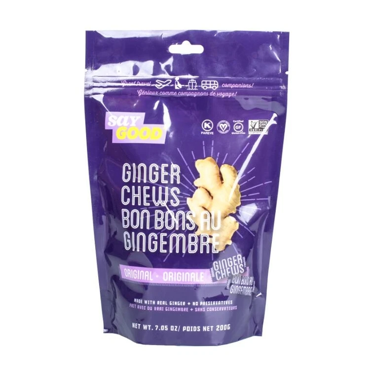 Saygood Ginger Chews Original 200g Natural Colors And Flavors Sina