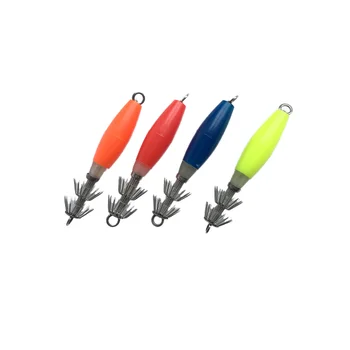 10cm 15g Glow-in-The-Dark Double Wire Metal Octopus Squid Jig Hook Luminous Swim Bait for Saltwater Fish – Metal Jig – view 4
