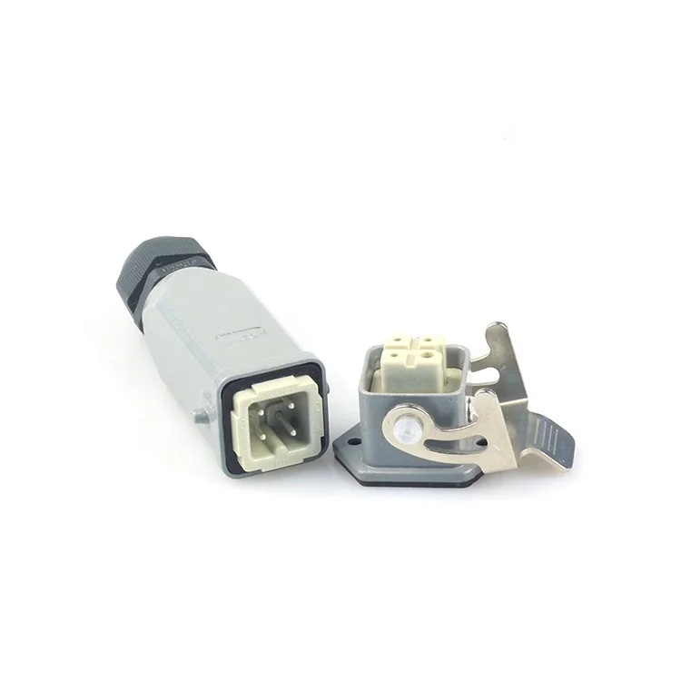 SIBAS HA 003 IP65 10A Heavy Duty Socket Connector With Metal Clamp