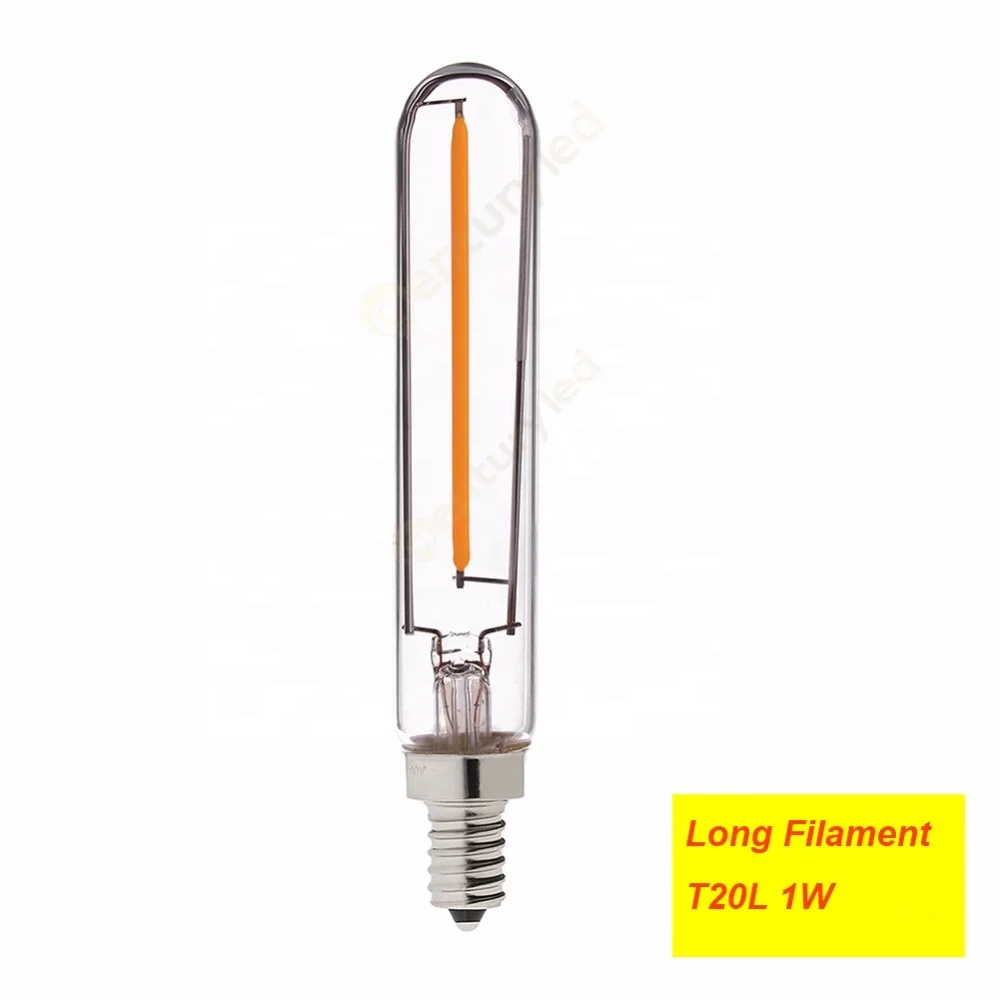 T20 LED Filament Bulb 2700K Dimmable Chandelier Led Vintage Lights G9 LED 1W 2W E12 E14 AC110V 220V Warm 2200K Warm White AC