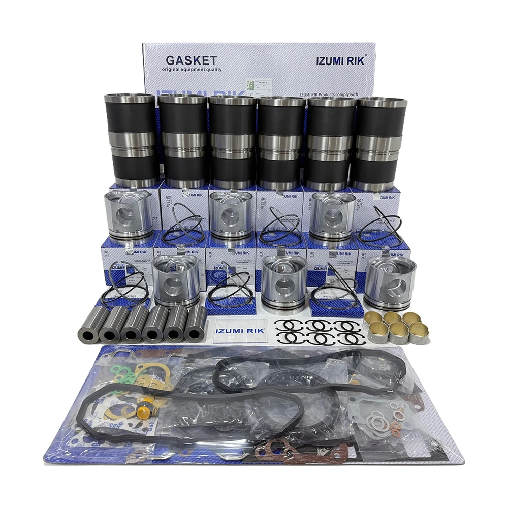 IZUMI RIK for Yanmar 6LX-GT Overhaul Rebuild Kit with Overhaul Kit Machinery Engine Spare Parts