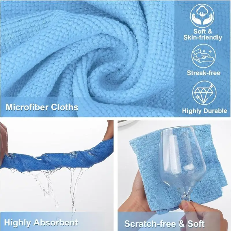Best-selling Microfiber Multi-purpose Cleaning Cloth Yellow Towel Roll for Home Kitchen Car Wash Dish Cleaning Supplies