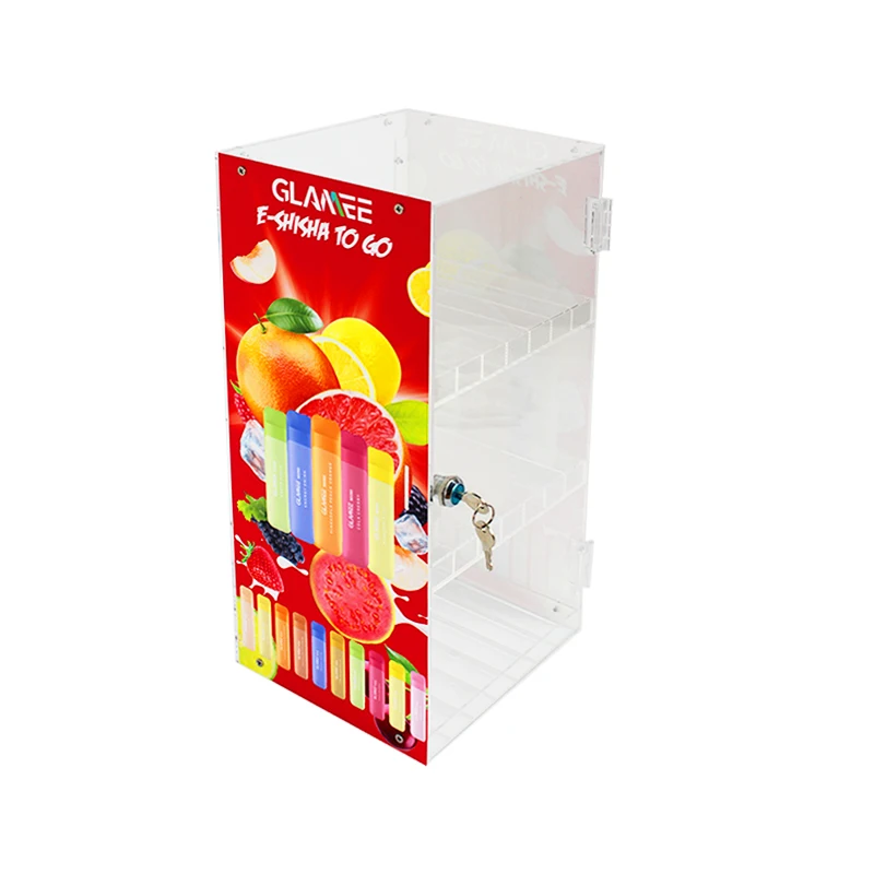 Modern Display Acrylic Display With Lock Rectangular