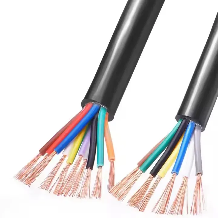 Multi Core Shielded Cable 2/4/6/8/10 Cores Signal Control Electrical Cable Rvvp Shield Cable