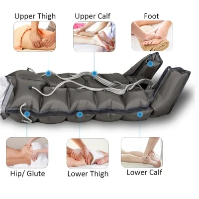 Rechargeable Six-Chamber Sequential Paralysis Leg Pressure Massager Recovery Boots for Post Workout Pain Relief IPCU6 supplier