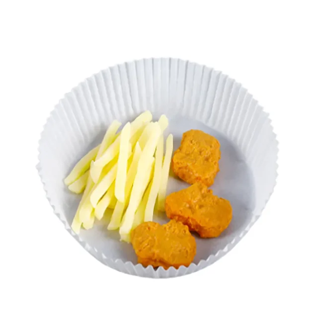 Non-Stick Food Grade High Temperature Parchment Airfryer Paper Round Air Fryer Disposable Paper Liner