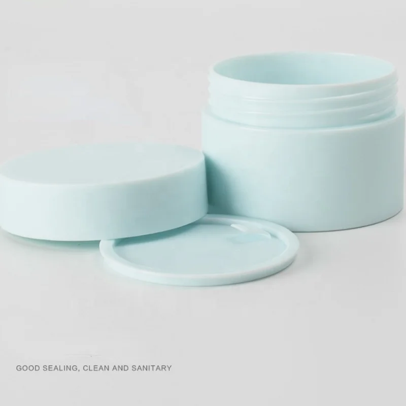 Plastic Pink Cream Jar Face Eye Cream Container Fancy 5ml 15ml 20ml 30ml 50ml Empty Cosmetic Beauty Blue White Black Round Shape