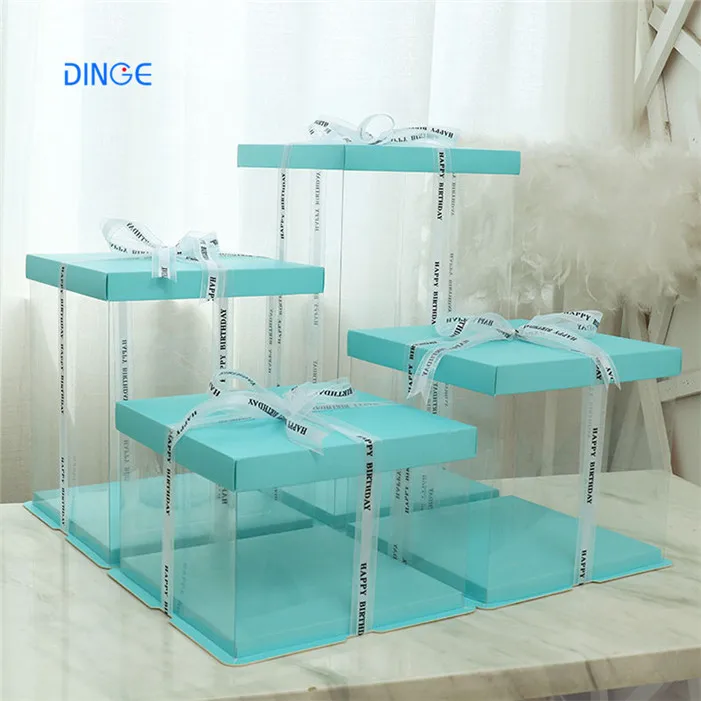 Wedding Custom Gold Cake Box Packaging Wholesale For Cakes Boxes With