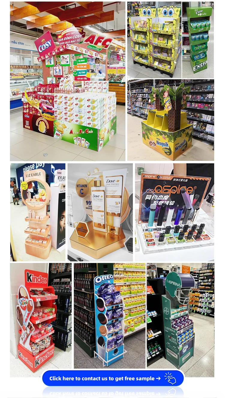 Custom Paper Display Racks - Retail Hook Carton Store