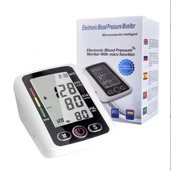 Wholesale Medical Electronic BP Monitor Upper Arm Type Digital BP Machine Sphygmomanometer Blood Pressure Monitor