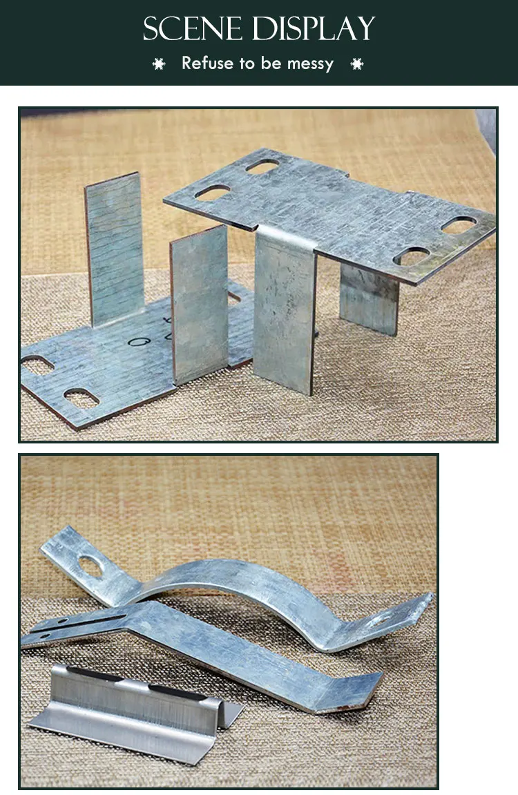 China Long Leg 40mm 70mm Aluminum Concealed Stair Joist Hangers 3 Ways