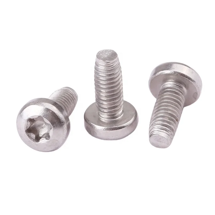 GB2672 torx screw pan head screw trigonodont stainless steel screws for communication industry