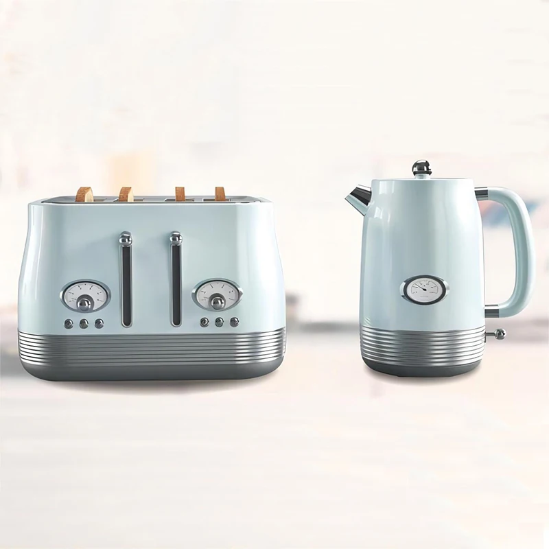 Top Seller Home Appliances 1.7l Electric Kettles And 4 Slices Toaster