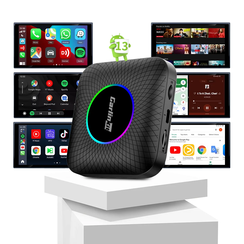 CarlinKit Tbox LED Ambient Android 13.0 System Wireless