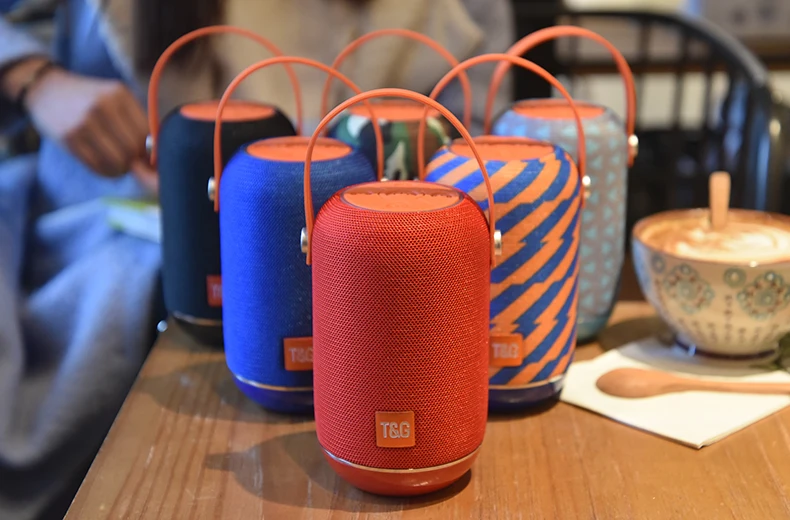 TG107 Hot Sale Outdoor Portable IPX4 Waterproof Fabric Bluetooth Speaker,Bluetooth Speaker With Strap - ANKUX.COM