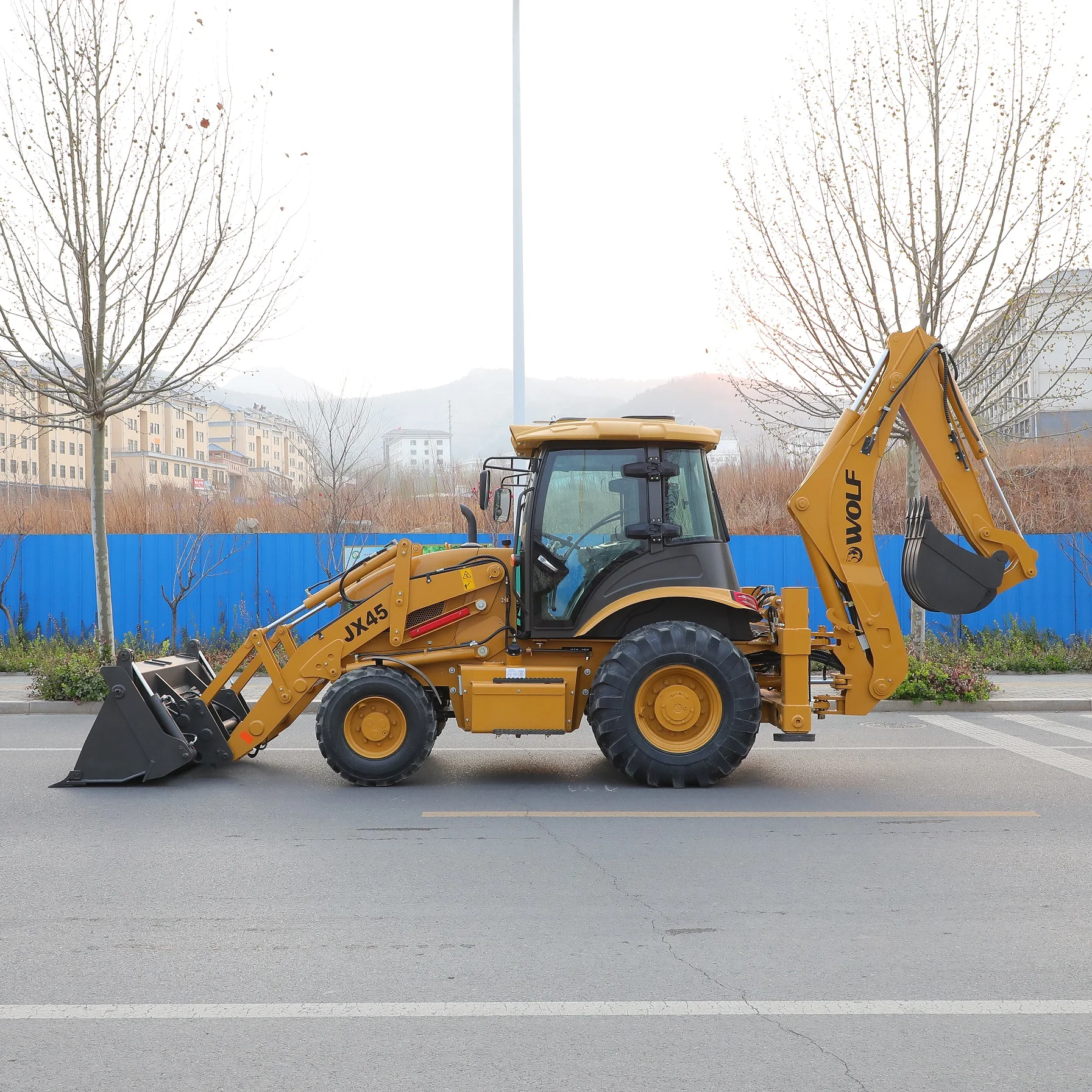 WOLF JX45 Compacted Loader Backhoe With cummins Engine