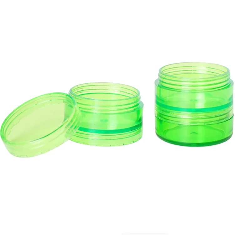 Supplier Factory OEM Custom 5ml 10ml 4 Layers Cosmetic Stack Cream Jars Cheap Round Jar Sample Pot Manufacture