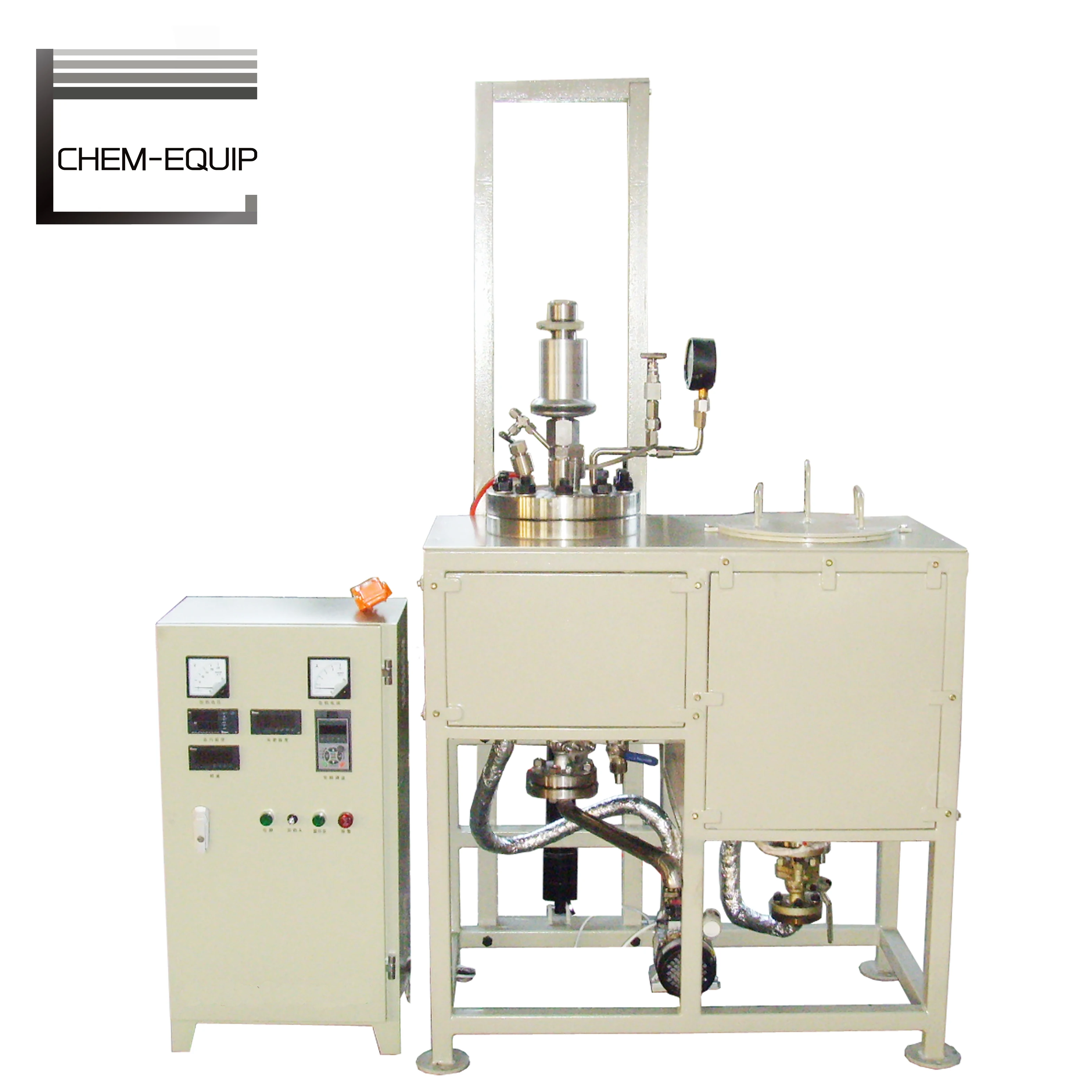 Reactor Vessel 70L With Mixing Device and Discharge Valve Side