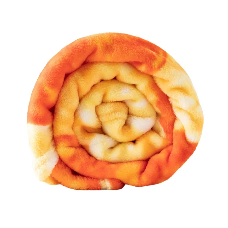 Custom Double Sided Waffles Pizza Blanket Novelty Sherpa Burritos Tortilla Throw Blanket Piza