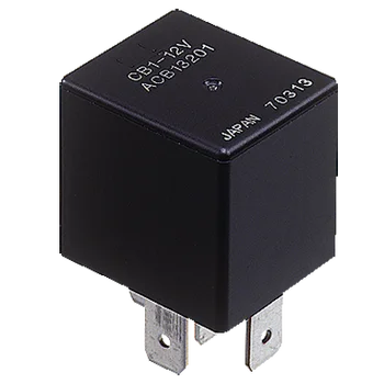 Relais CB1-P-12V ACB13101 - DC 12V 20A, 5 Bornes - Pour Circuits électriques Auto, Domotique, Commande