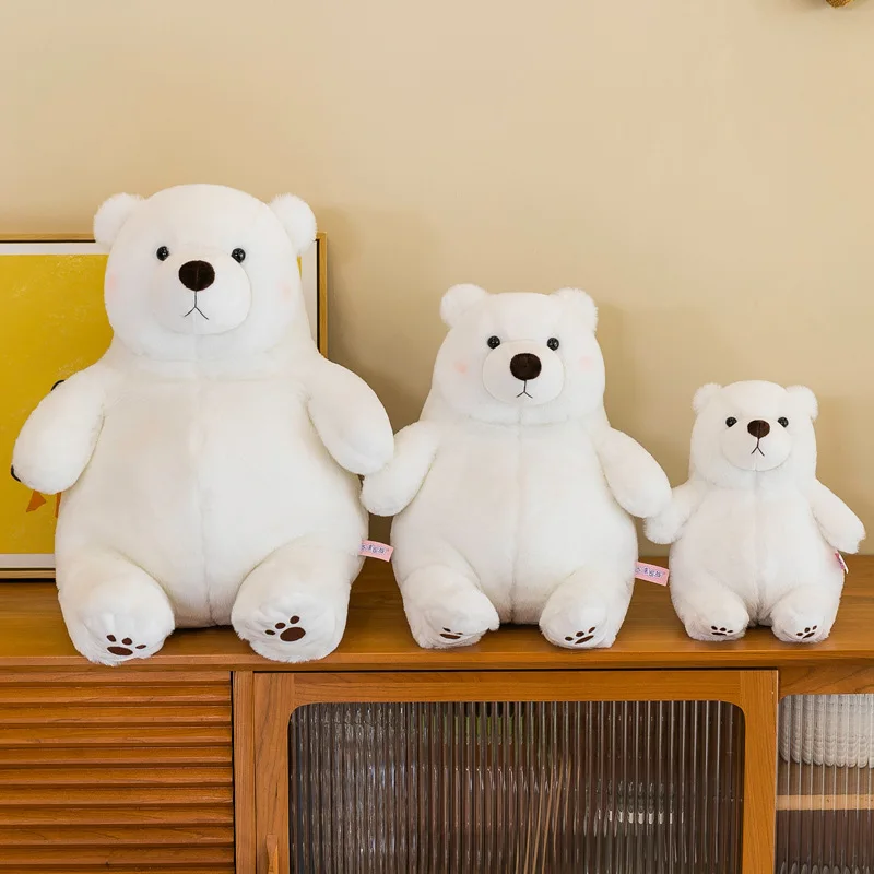 Wholesale Cute Chubby Bear Doll Polar Bear Doll Birthday Gift Plush Custom  Toys