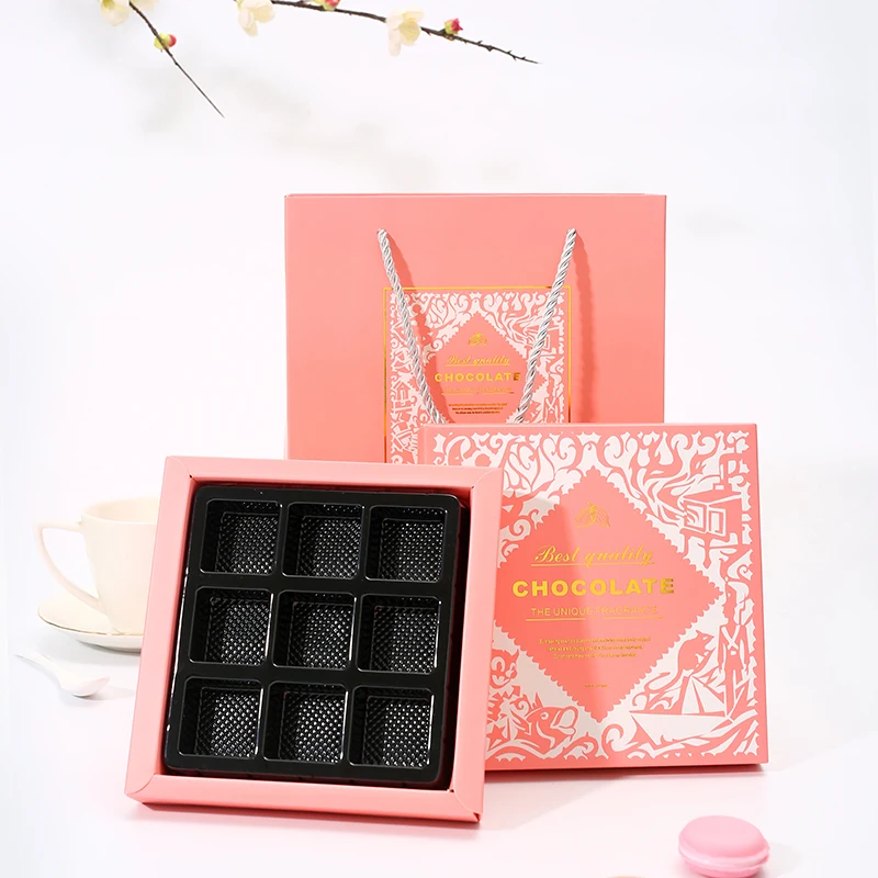 Custom Printed Chocolate Gift Box with 350gsm Cardpaper and CMYK+PMS Color for Candy Packaging