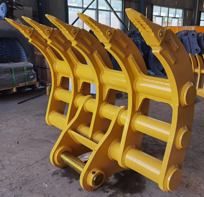 1000mm- 2400mm Excavator Root Rake 1-80T Root Rake For Mini Excavator