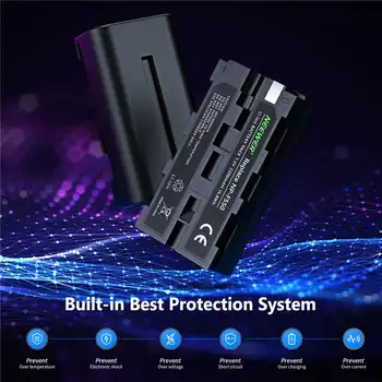 2600mAH Rechargeable Li-ion Battery for NP-F330 NP-F550 F750 F930 F950,Li-Ion Battery for Camcorder NP-F550/ NP-F570 detail image