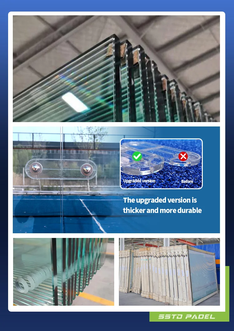 SSTD China Factory Indoor Outdoor Padel Pingpong Court New Design Padel Table Tennis Court details