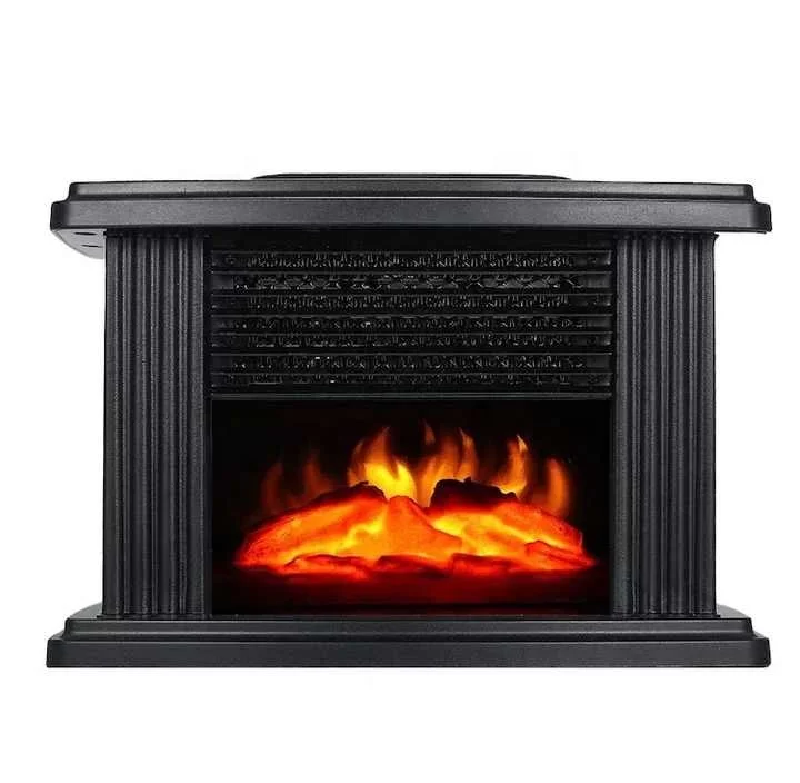 Fireplace Modeling Heater Home Living Room Bedroom Simulation Flame Heater Quick Heating Heating Small Desktop Heater 3