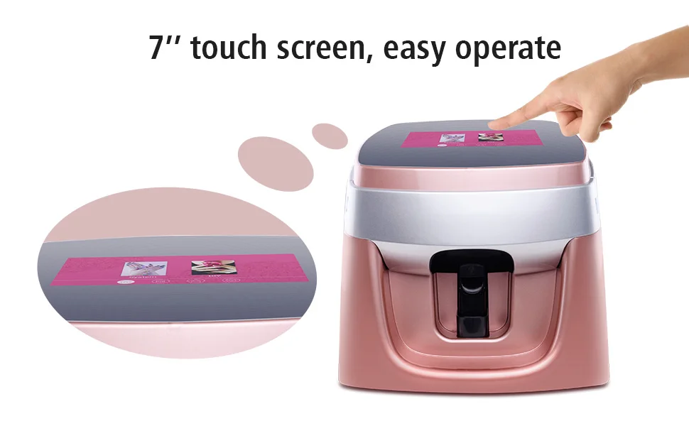 Impresora de Uñas O'2nails Mobile Nail Printer en el CES 2018 - YouTube