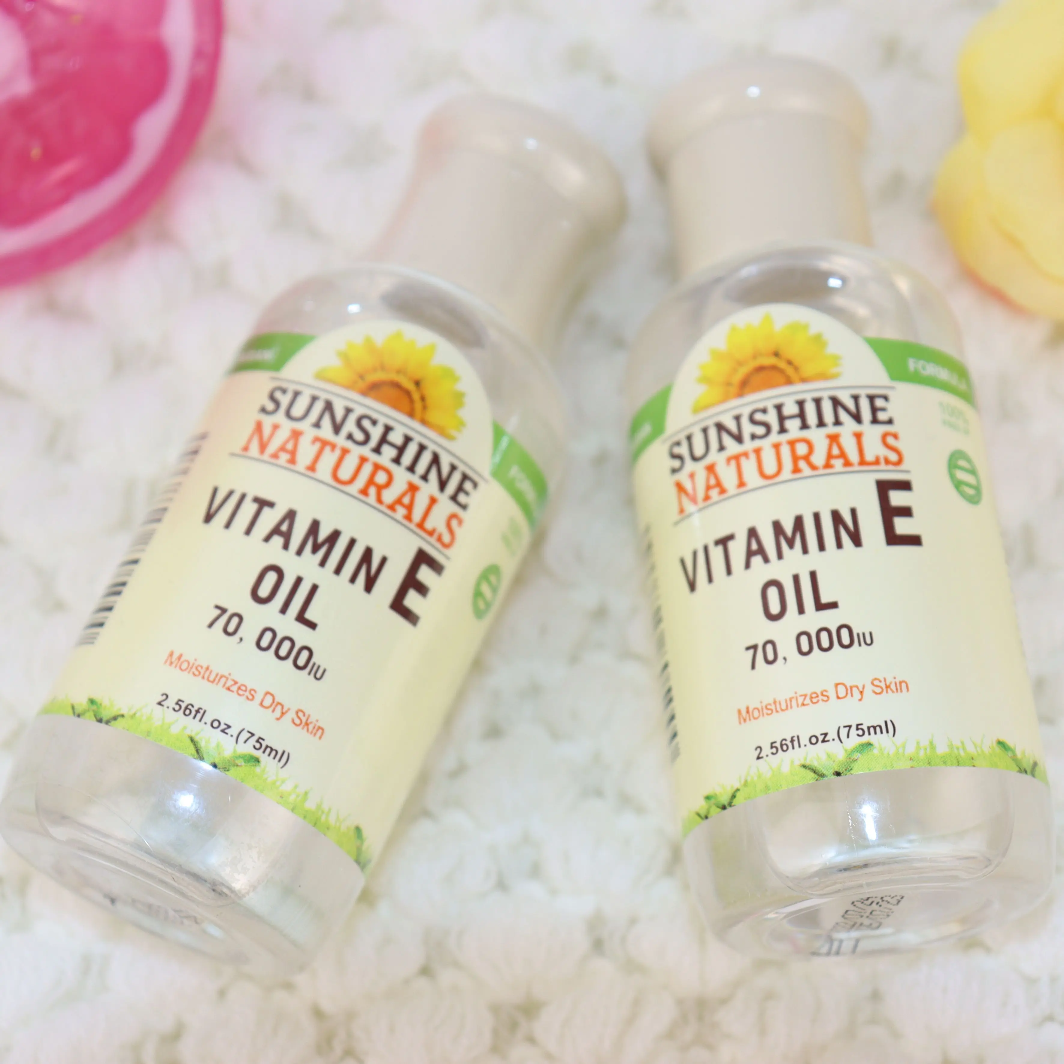 Srum Anti-rides Bio claircissant Vitamine E & C  l'Acide Hyaluronique  Liquide pour le Visage et le Cou, Soin Peau Tous Types, Marque Blanche