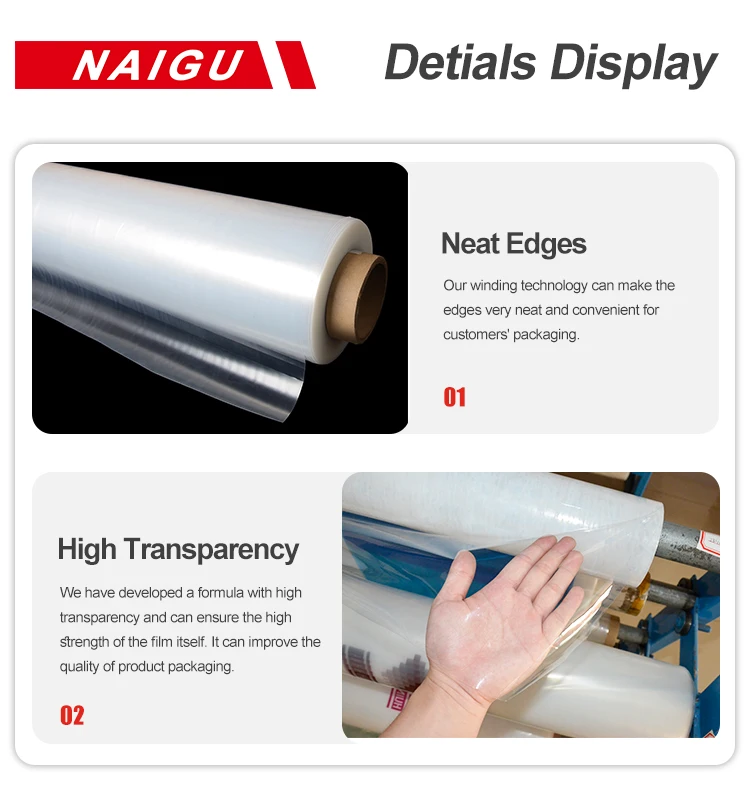 Customized Sizes Ldpe Polyolefin Plastic Shrink Film For Bottles