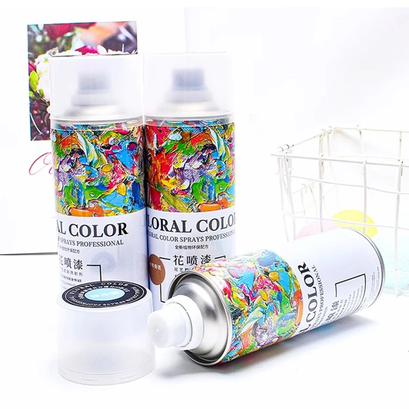 Wholesale New Colors 450ml Flower Spray Paint For Fresh Real Flowers