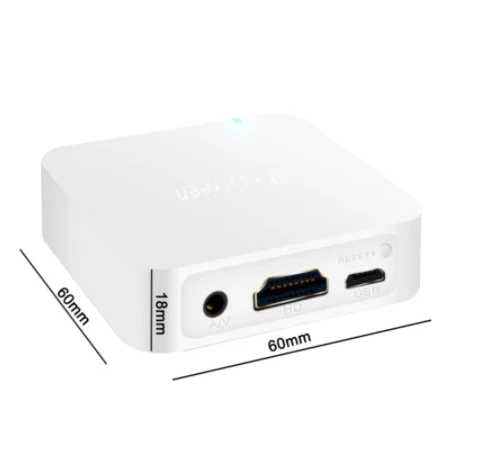 Hot Selling MiraScreen X7 Projector Computer Wifi Player Car Phone Screen Mirroring Car with Screen Device AV+HDMI Dual Interface