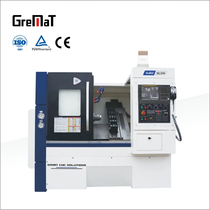 Cnc Lathe Machine High Precision 5 Axis Motor New Product 2025 Multifunctional Single Customized  GreMaT SL350