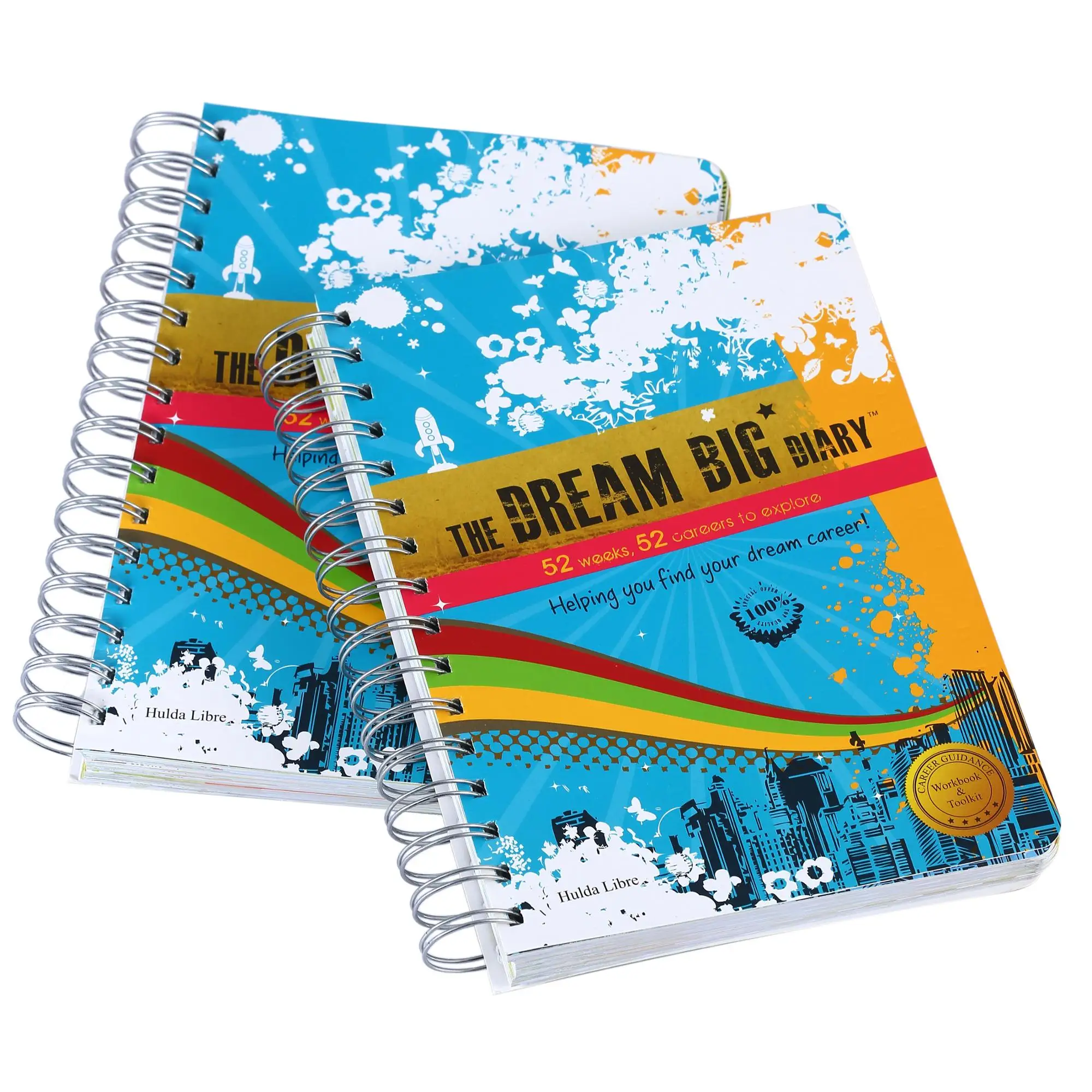 Wholesale Custom Paper Spiral Binder Printed Notebook