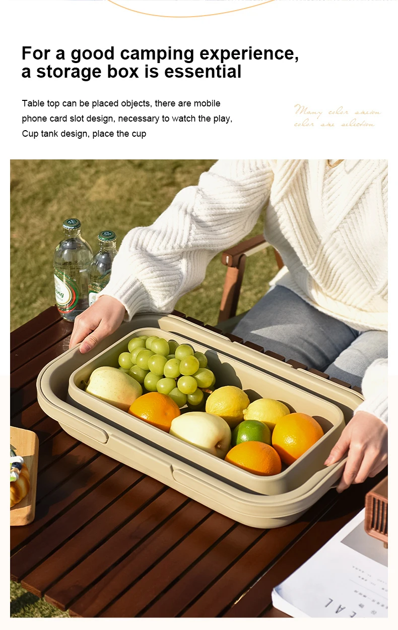 2023 Wholesale Portable Picnic Collapsible Bucket Folding Table Buy Picnic Collapsible Bucket