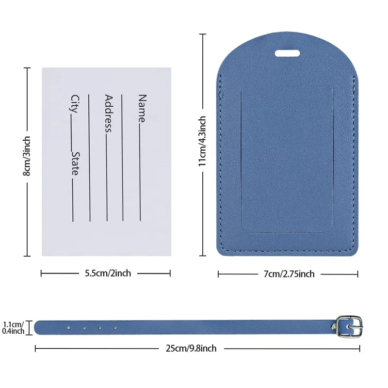 Custom Printing 3d Name Logo Luggage Tag Waterproof Pu Leather Soft Pvc