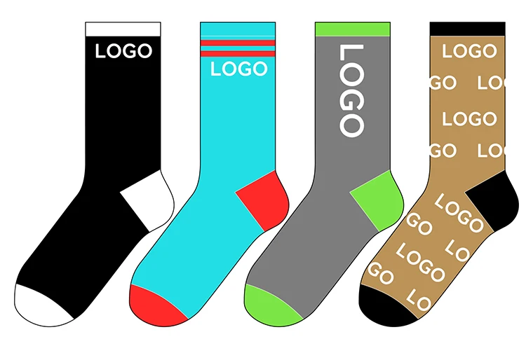 Заводская поставка DIY Пользовательский логотип мужские женские хлопковые носки до щиколотки спортивные летние короткие