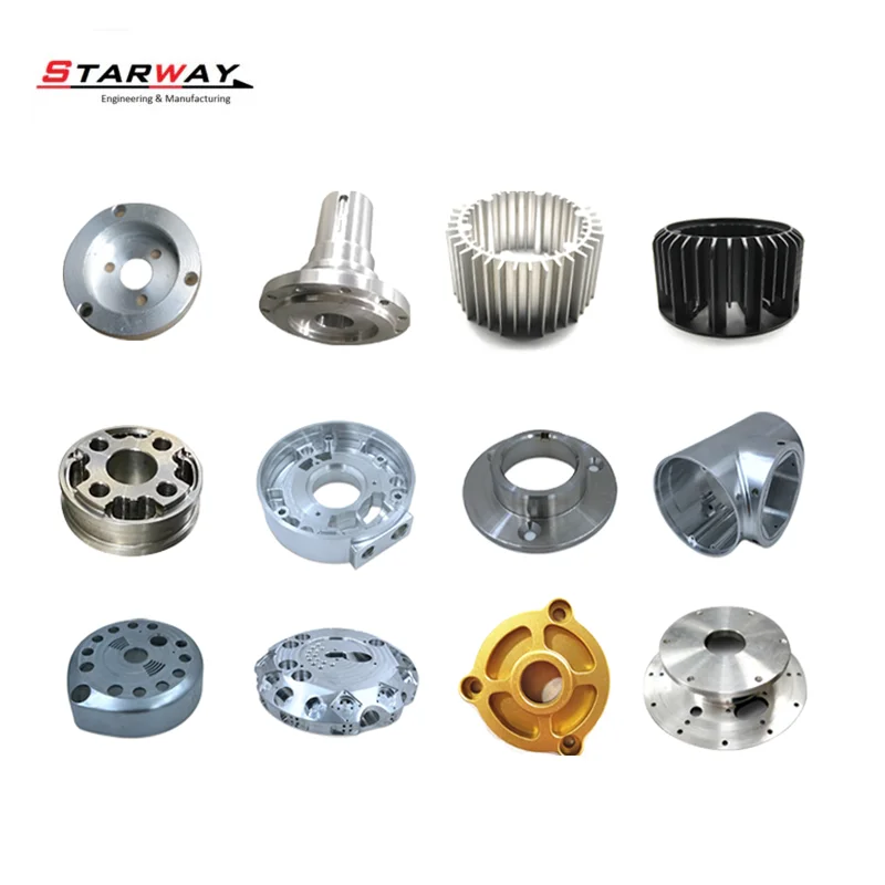 ISO9001 Certified Factory 5 Axis OEM Precision Aluminum Stainless Steel Brass Plastic Custom CNC Metal Milling Machining Parts