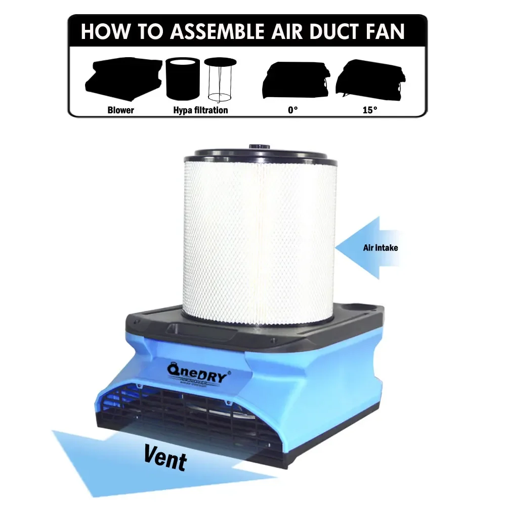 1000cfm Usa Daisy Chain Compact Stackable Airmax Radial Fast Drying