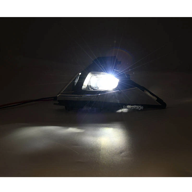 LED Fog Light Driving Lamp Kit for Nissan Qashqai 2023 2024 2025  DRL Daylight Foglight Auto Lighting Car Accessories