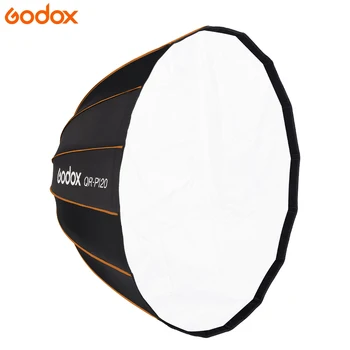 Godox Softbox Accessories QR-P120 120CM Quickly Release Parabolic Deep Softbox for Video Light Bowens Mount Studio Flash product image