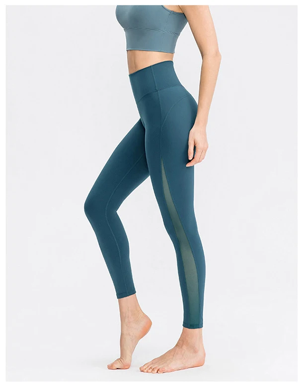 Custom Women Yoga Pants Leggings Breathable Yoga Pants Sportswear Side ...