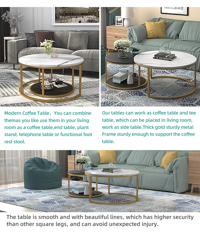 product natural travertine modern convertible durable coffee table for living room-8