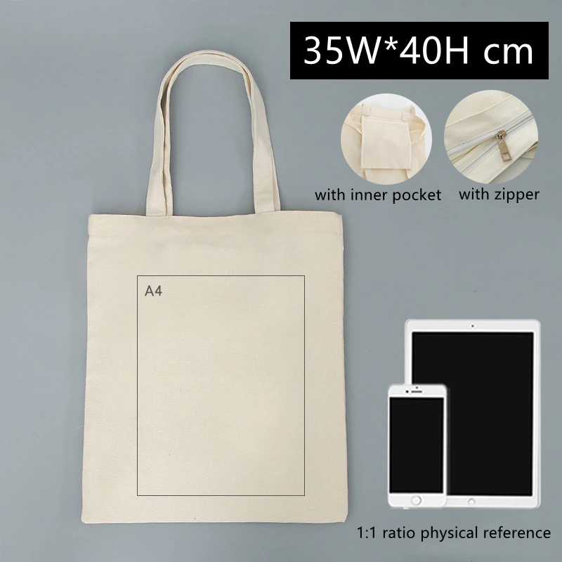 New Product Ideas 2023 Custom Tote Bag Polyester Blank Cotton Canvas